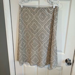 New York and Company Pattern midi skirt